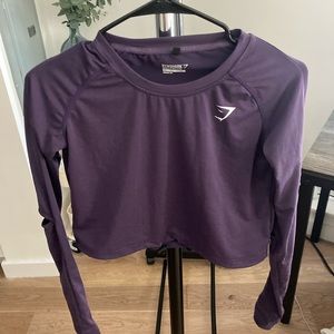 Gymshark Drawcord Crop Top - Sz X-Small